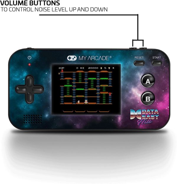 My Arcade Gamer V - Handheld Gaming System - 220 Retro Style Games Plus 8 Data East Classics