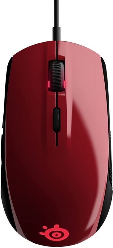 Steel Series Rival 100 Optical Gaming Mouse Forged Red