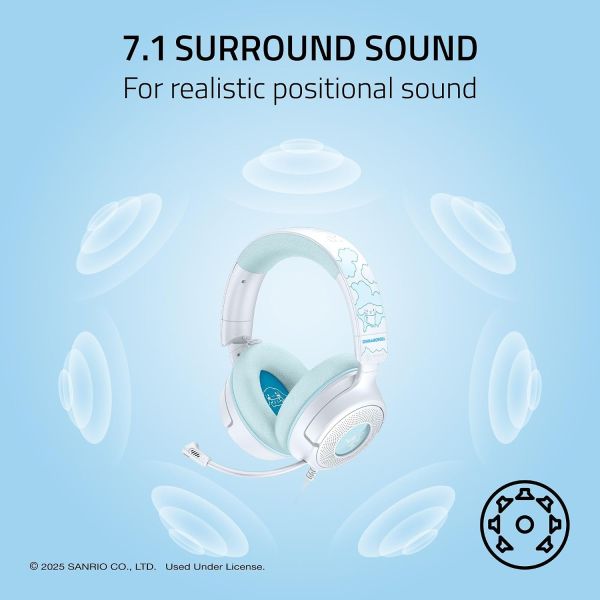 Razer Kraken V4 X Cinnamoroll Edition