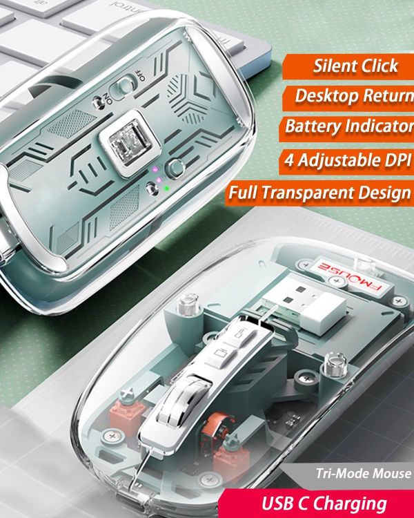Transparent Wireless  FmMouse