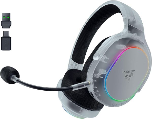 Razer Gaming Headset Barracuda X Chroma, BT/WL, RGB, Phantom White Ed.