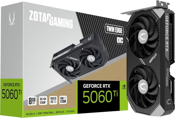 ZOTAC Graphic Adapter GeForce RTX 5060 8GB GDDR7 Twin Edge OC