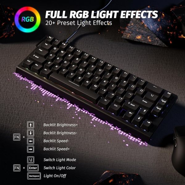 ATTACK SHARK X68 HE Black