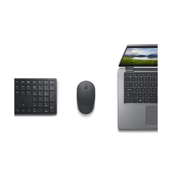 DELL Pro Wireless Keyboard and Mouse - KM5221W - Russian (QWERTY) - Black
