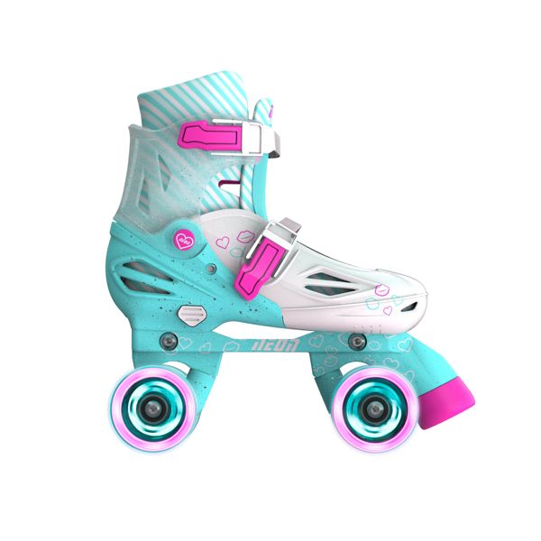 NEON COMBO SKATES (SIZE 12-2) TEAL PINK 4L/13L/16L CL 4PK