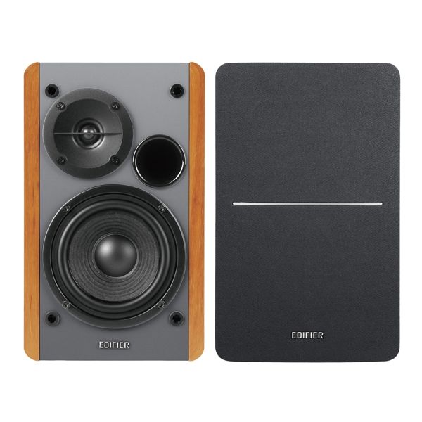 Studio Monitor Edifier R1280Ts Active 2.0 Bookshelf Speaker Set, 42W RMS, Brown