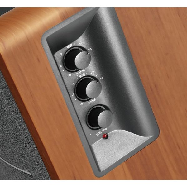 Studio Monitor Edifier R1280Ts Active 2.0 Bookshelf Speaker Set, 42W RMS, Brown