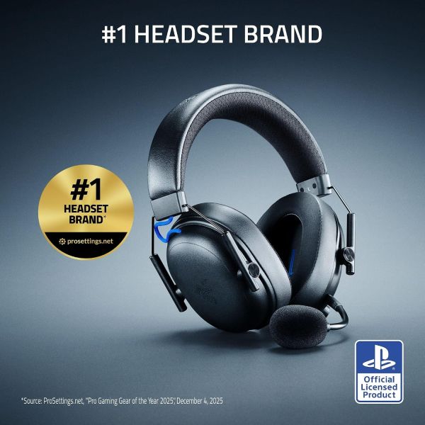 Razer BlackShark V3 Wireless PlayStation Gaming Headset, Black