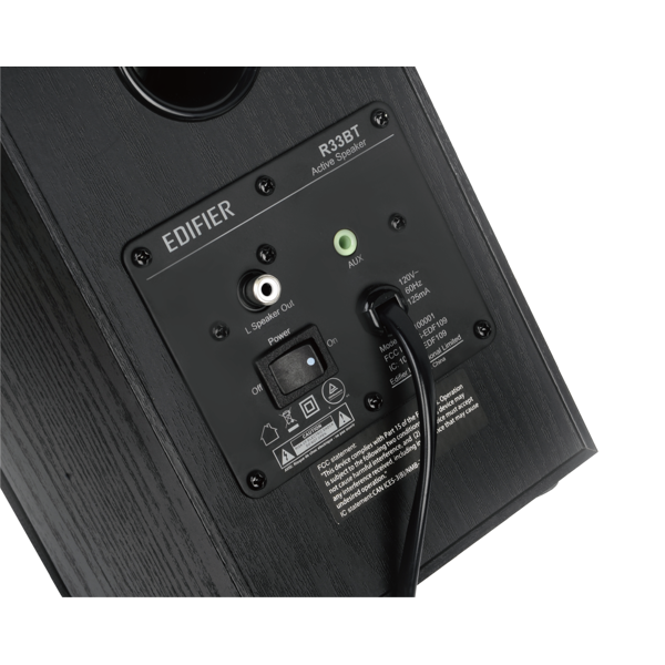 Speaker Edifier R33BT, 10W, Bluetooth, Active Computer Speakers, Black