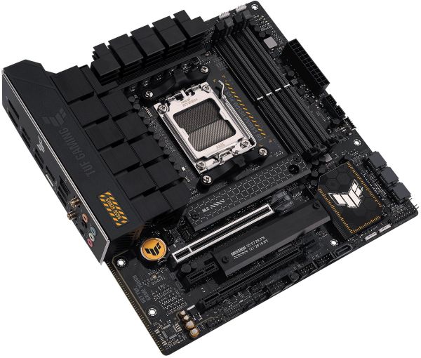 ASUS Motherboard TUF GAMING B650M-PLUS WIFI sAM5 B650 4xDDR5 M.2 HDMI DP WiFi BT mATX