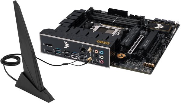 ASUS Motherboard TUF GAMING B650M-PLUS WIFI sAM5 B650 4xDDR5 M.2 HDMI DP WiFi BT mATX