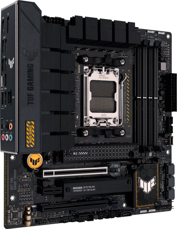 ASUS Motherboard TUF GAMING B650M-PLUS sAM5 B650 4xDDR5 M.2 HDMI DP mATX