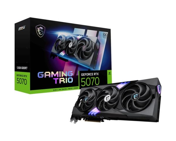 MSI Graphic card GeForce RTX 5070 12GB GDDR7 GAMING TRIO OC