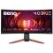Monitor: BenQ MOBIUZ EX3410R 34" WQHD Curved VA 144Hz 1ms 2xHDMI DP Built-In Speaker - 9H.LKKLA.TBE