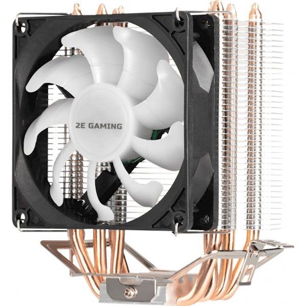 2E GAMING CPU cooling system AIR COOL (AC90D4) OEM,775,115X,1366,1200,1700, FM1,FM2,AM2,AM2+,AM3,AM3+,AM4, 90mm,TDP 130W