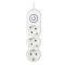 2E power strip Plus 3XSchuko switch, 3G*1.0mm2, 3m, white