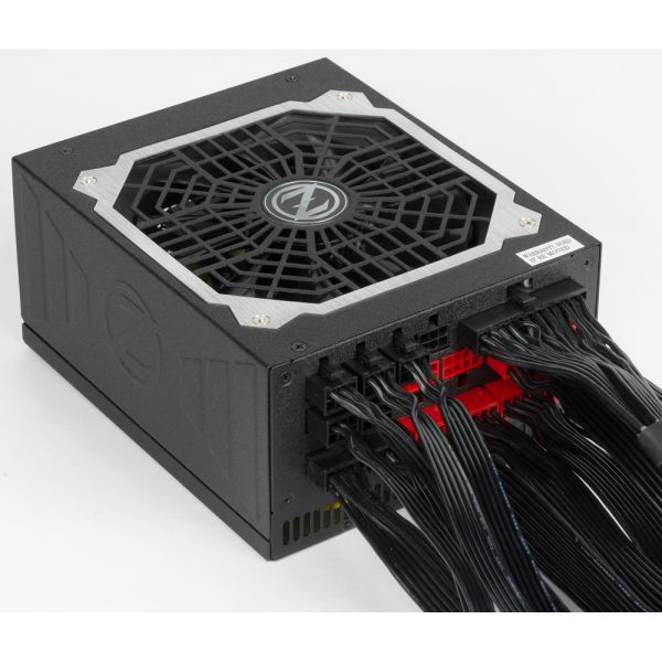 Zalman PSU Acrux  (1200W), 94%, 80+ Platinum, 135mm, 1xMB 24pin(20+4), 2xCPU (8pin(4+4)+8pin), 8xMolex, 16xSATA, 8xPCIe 8pin(6+2), Fully Modular