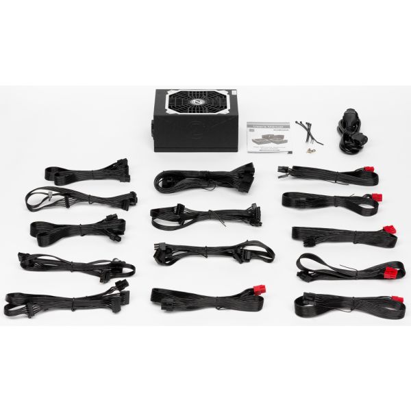 Zalman PSU Acrux  (1200W), 94%, 80+ Platinum, 135mm, 1xMB 24pin(20+4), 2xCPU (8pin(4+4)+8pin), 8xMolex, 16xSATA, 8xPCIe 8pin(6+2), Fully Modular