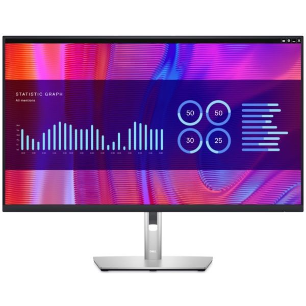 DELL Monitor 31.5" P3223DE USB-C HUB, HDMI, DP, USB-C, RJ-45, IPS, 2560x1440, sRGB 99%, Pivot, 60Hz