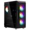 Zalman PC case I3 Neo without PSU, 1xUSB3.0, 2xUSB2.0, 4x120mm RGB, VGA 355mm, LCS ready, TG Side Panel, ATX, black