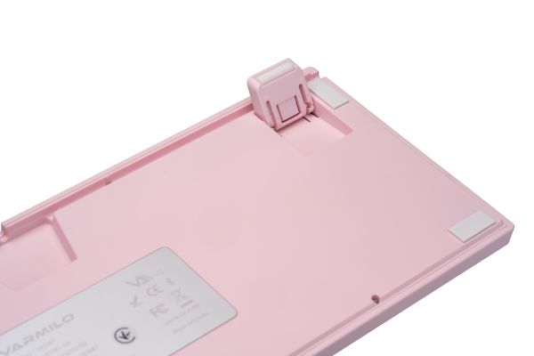 Mechanical keyboard Varmilo VEM87 Dreams On Board 87Key, EC V2 Jasmine, USB-A, EN/UKR, White Led, Рожевий
