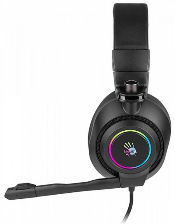 Headphones: A4Tech Bloody G580 RGB Virtual 7.1 Surround Sound Gaming Headset With Mic Black