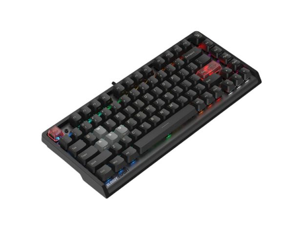 Keyboard: A4Tech Bloody LK70 Light Strike Speed Neon Gaming Keyboard Ash Black