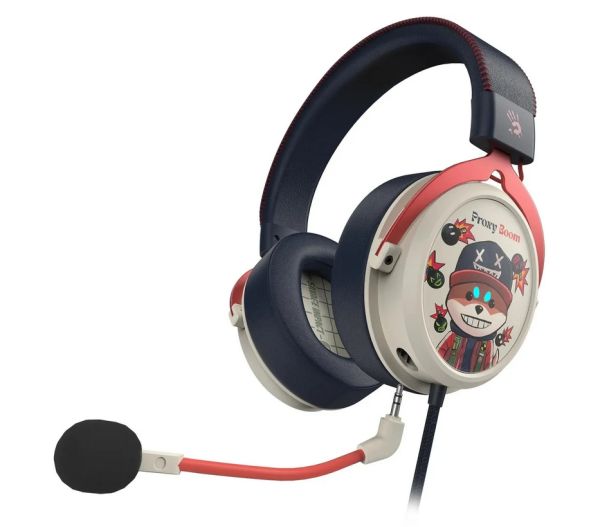 Headphones: A4Tech Bloody M595 Hybridcore Gaming Headset With Mic Proxy Boom