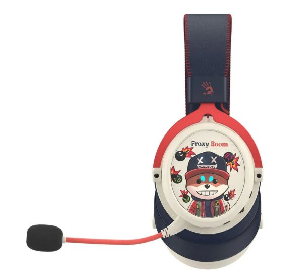 Headphone: A4Tech Bloody MR595 AIO Gaming Headset With Mic Proxy Boom