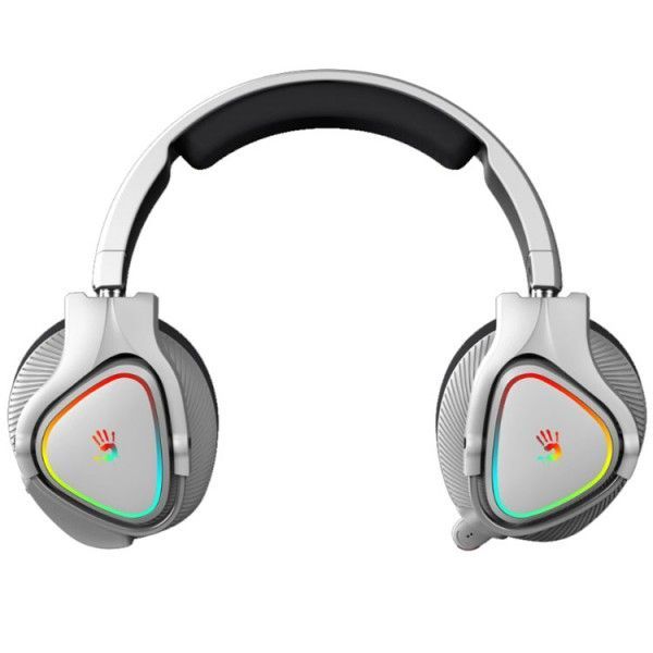 Headphones: A4tech Bloody MR710 RGB Dual Mode Wireless Gaming Headset Grey