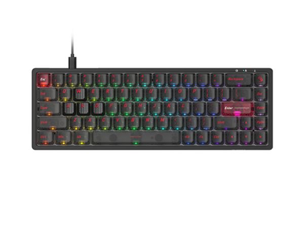 Keyboard: A4Tech Bloody MS68 RGB MS Magnetic Switch Gaming Keyboard Stellar Black