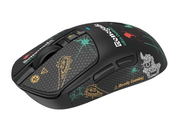 Mouse: A4Tech Bloody R72 Ultra Duo Dual Mode Wireless Gaming Mouse Renegade Midnight