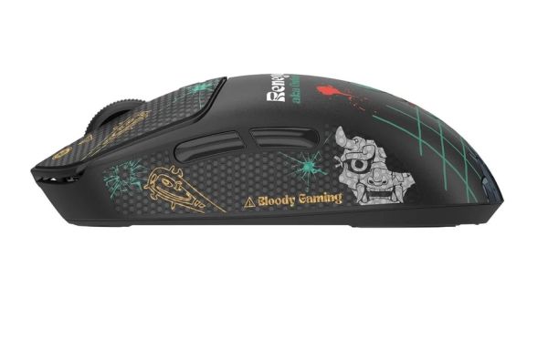 Mouse: A4Tech Bloody R72 Ultra Duo Dual Mode Wireless Gaming Mouse Renegade Midnight
