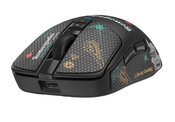 Mouse: A4Tech Bloody R72 Ultra Duo Dual Mode Wireless Gaming Mouse Renegade Midnight