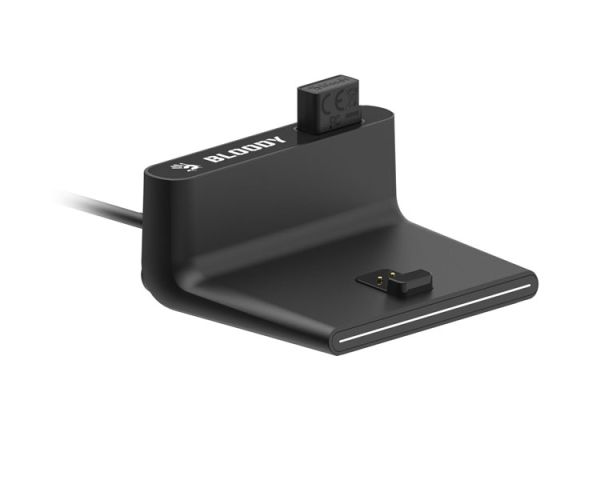Mouse: A4Tech Bloody R77 Ultra Dock Dual Mode Wireless Gaming Mouse Black
