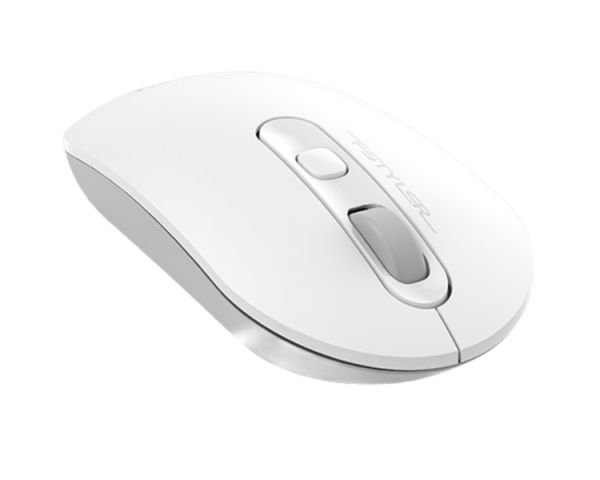 Mouse: A4tech Fstyler FG20 2.4G Wireless Mouse White