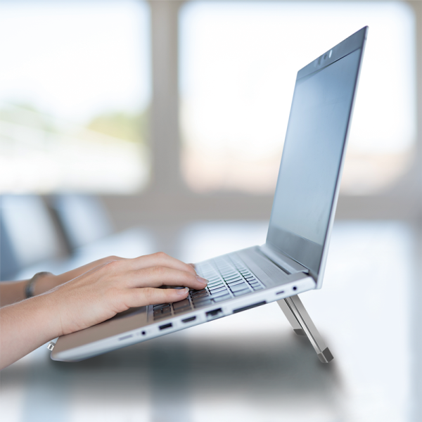 Laptop stand: Logilink AA0166 Foldable laptop/tablet stand 10"-16" aluminum