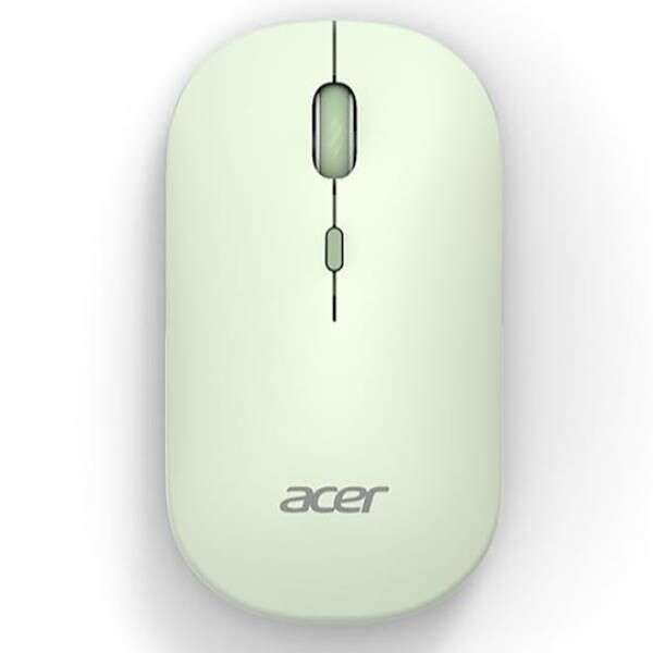 Acer Mouse wireless dual mode 2.4GHz and BT5.2, 4 buttons, AMR130, Green