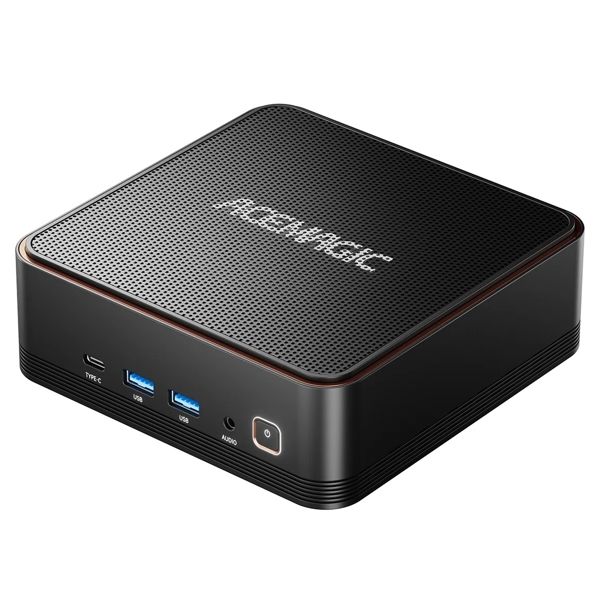 Mini PC ACEMagic F2K, AMD Ryze 7 8845HS, 16GB, 512GB SSD, Integrated Gray