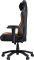 AndaSeat Chair Luna, PVC leather, 1D-Armrests, black-orange