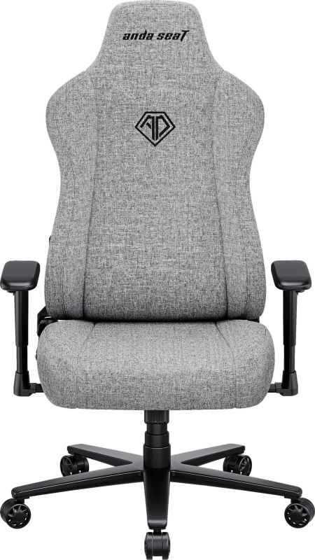 AndaSeat Chair Novis, linen fabric, 1D-Armrests, grey