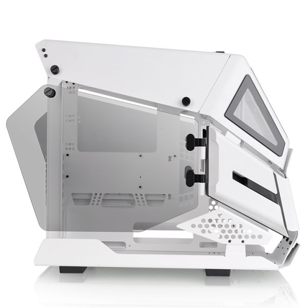 AH T200 Snow, THERMALTAKE, CASE, White, m-ATX, N/A, AIO 280mm, air 150mm, GPU 320mm, 2 x 3.5", Type C, USB 3.0 x 2, Audio+mi