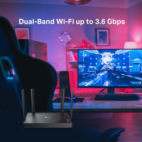 TP-Link, Archer BE220, BE3600 Dual-Band Wi-Fi 7 Router