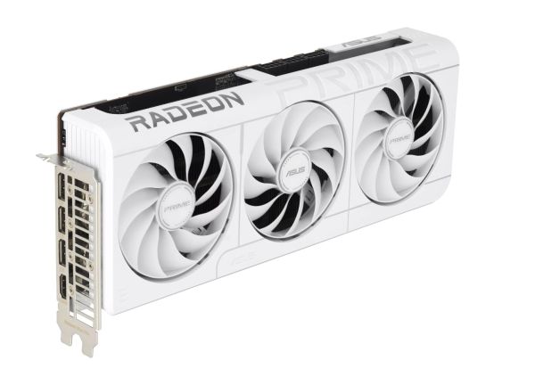 PC Components/ Video Adapter/ PCI Express 12GB/ ASUS Prime Radeon u2122 RX 9070 XT White OC Edition 16GB GDDR6