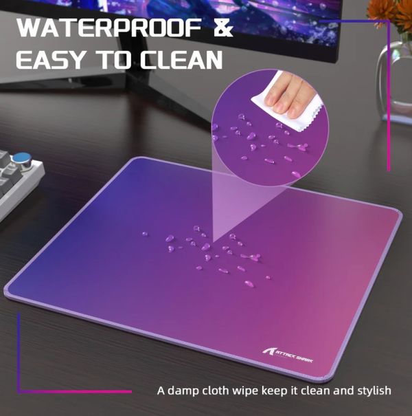 Attack Shark Mouse Pad CM03 L (450x400x4mm) purple-blue gradient