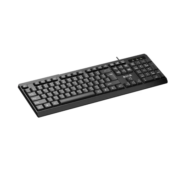 Keyboard: AULA AK205 Wired Keyboard Black