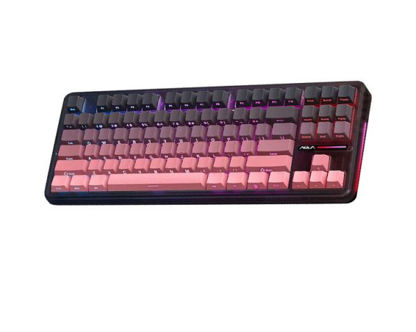 Keyboard: AULA F87 PRO RGB Mechanical Gaming Keyboard Black Gradient (Kayhua Intelligent Switch)