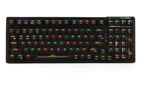 Keyboard: AULA F98 RGB Wireless Gaming Mechanical Keyboard Black