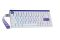 Keyboard: AULA HERO 84 RGB Wired Gaming Keyboard White/Purple (Black King Magnetic Switch)