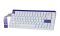 Keyboard: AULA HERO 84 RGB Wired Gaming Keyboard White/Purple (Black King Magnetic Switch)
